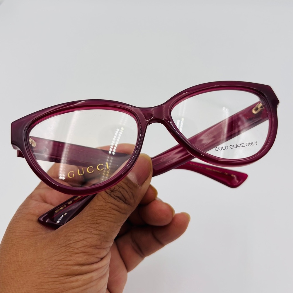 Gucci Women's Deep Red Glasses
